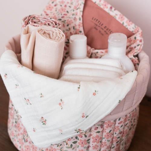 LITTLE DUTCH Set of 2 muslin swaddles Fairy Floral / Blossom 70x70 - Image 4
