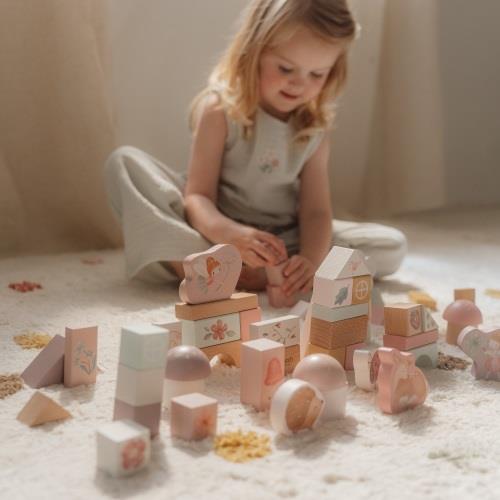 LITTLE DUTCH. Wooden Building Blocks Fairy Garden FSC - Image 9