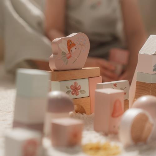 LITTLE DUTCH. Wooden Building Blocks Fairy Garden FSC - Image 6
