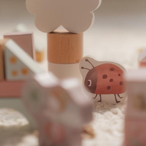 LITTLE DUTCH. Wooden Building Blocks Fairy Garden FSC - Image 5