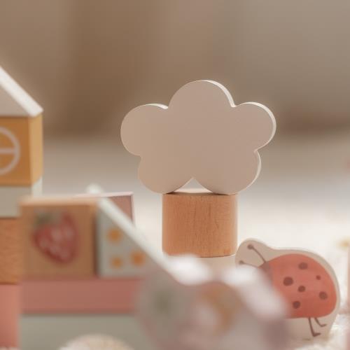 LITTLE DUTCH. Wooden Building Blocks Fairy Garden FSC - Image 8