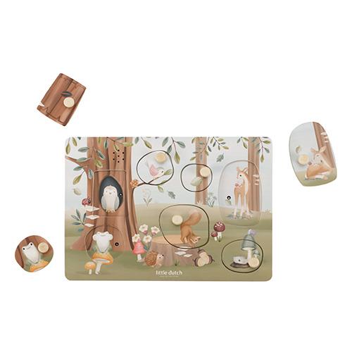 LITTLE DUTCH Sound puzzle Forest Friends - Image 5