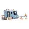 LITTLE DUTCH Wooden police car – Blue