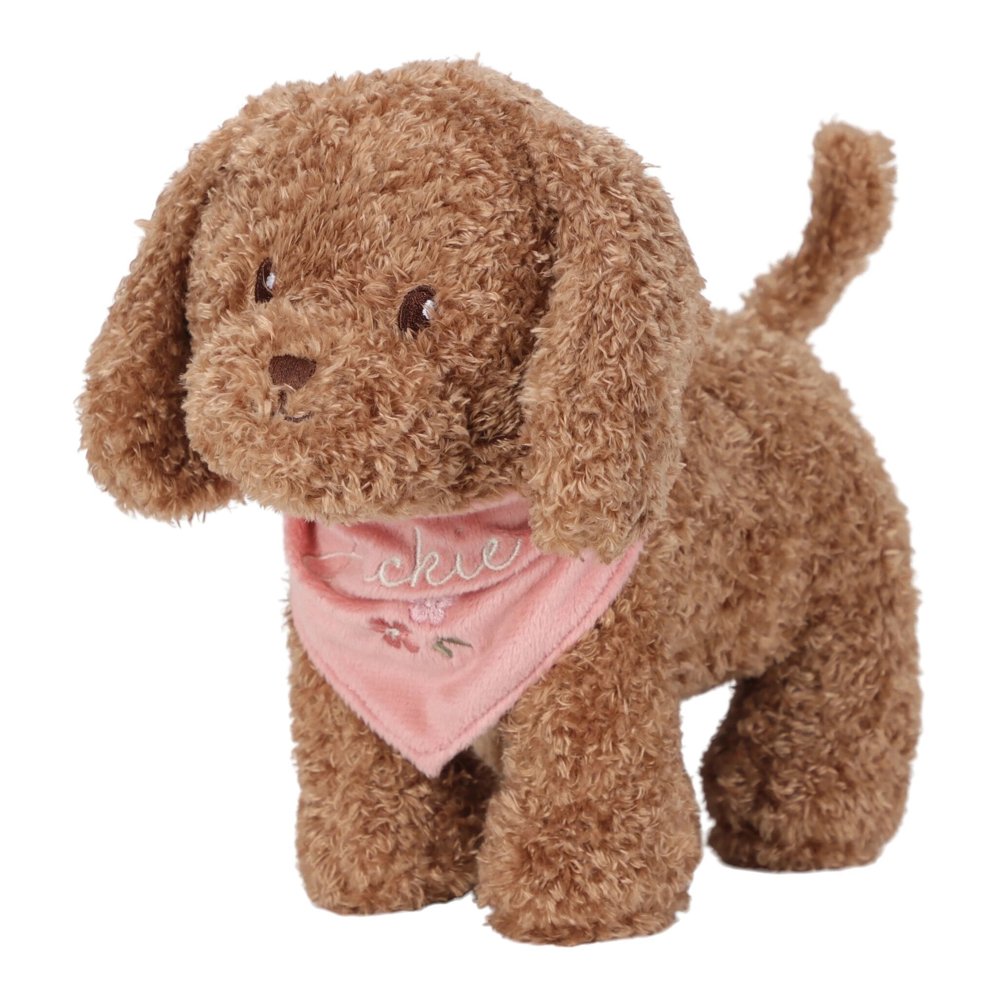 LITTLE DUTCH Cuddle dog in bag – Pink - Image 3