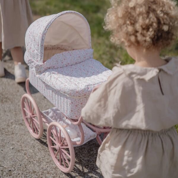 LITTLE DUTCH Doll Stroller Pram Metal Vintage - Image 7