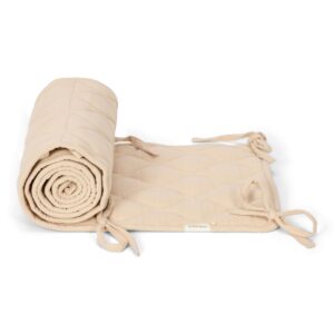 LITTLE DUTCH. Cot Bumper Pure Soft Beige