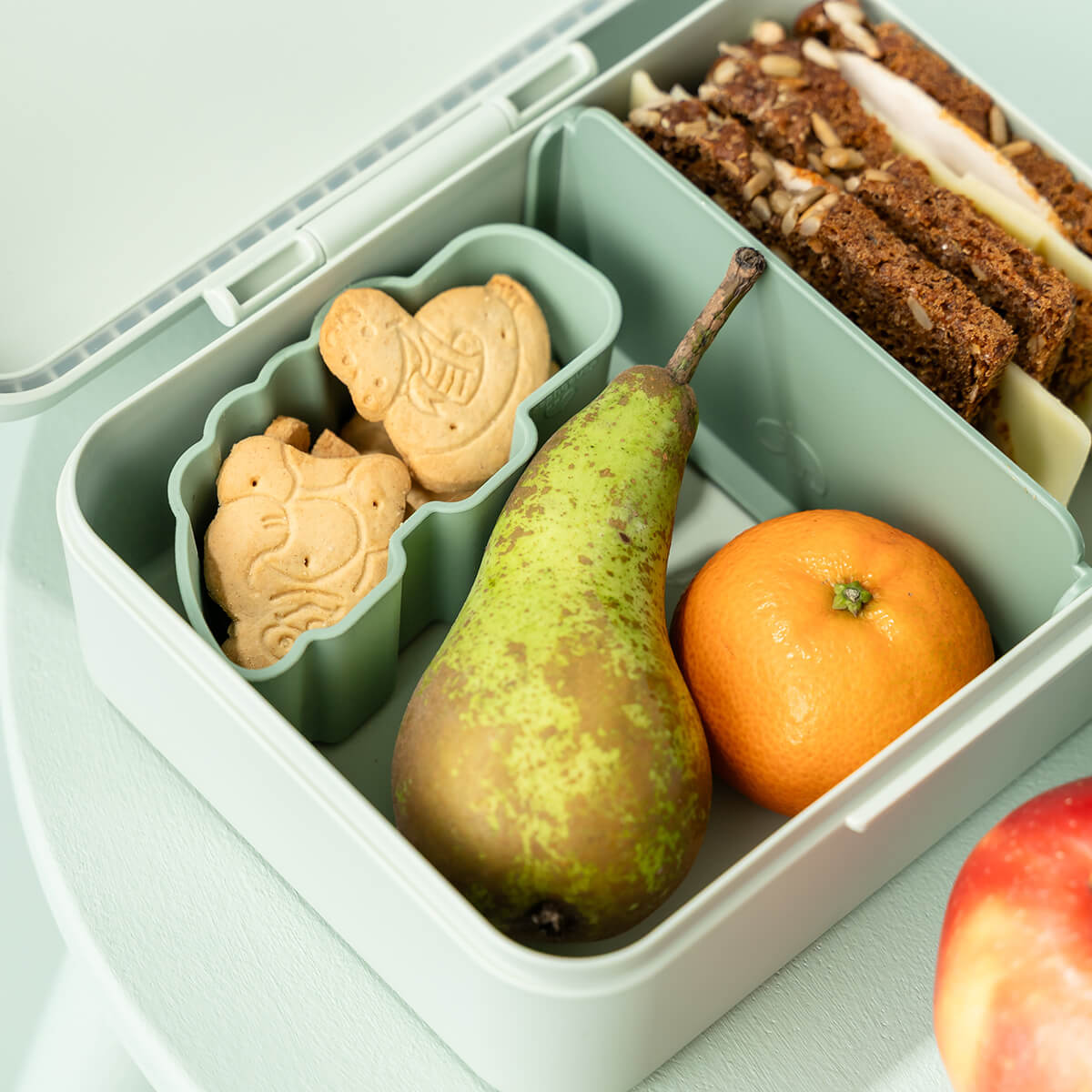 DONE BY DEER Lunch box w/divider - Playground - Green - Image 4