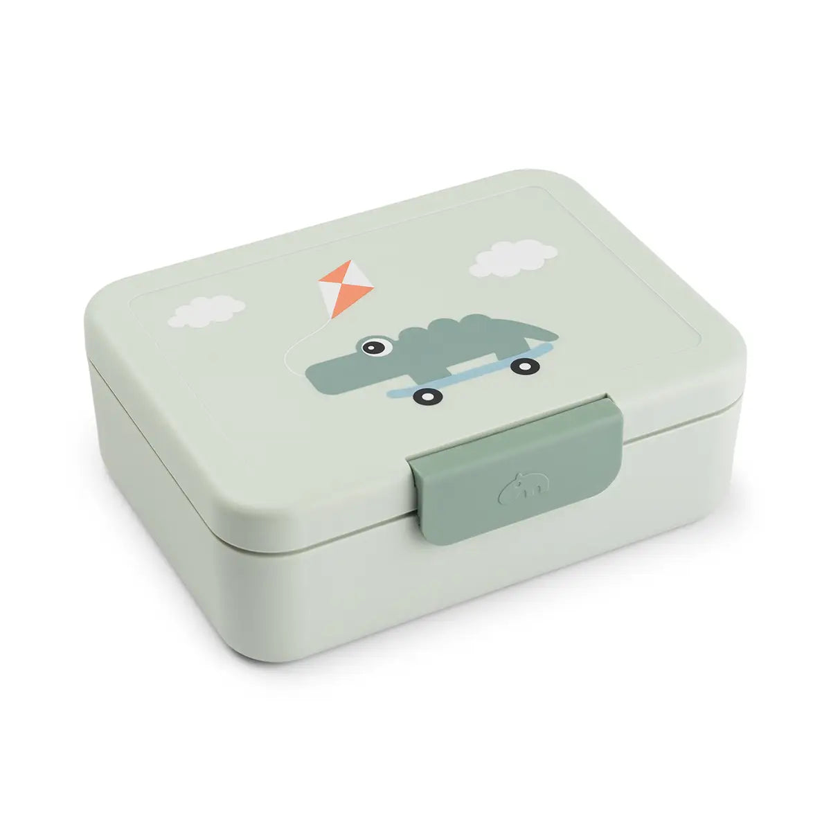 DONE BY DEER Lunch box w/divider - Playground - Green