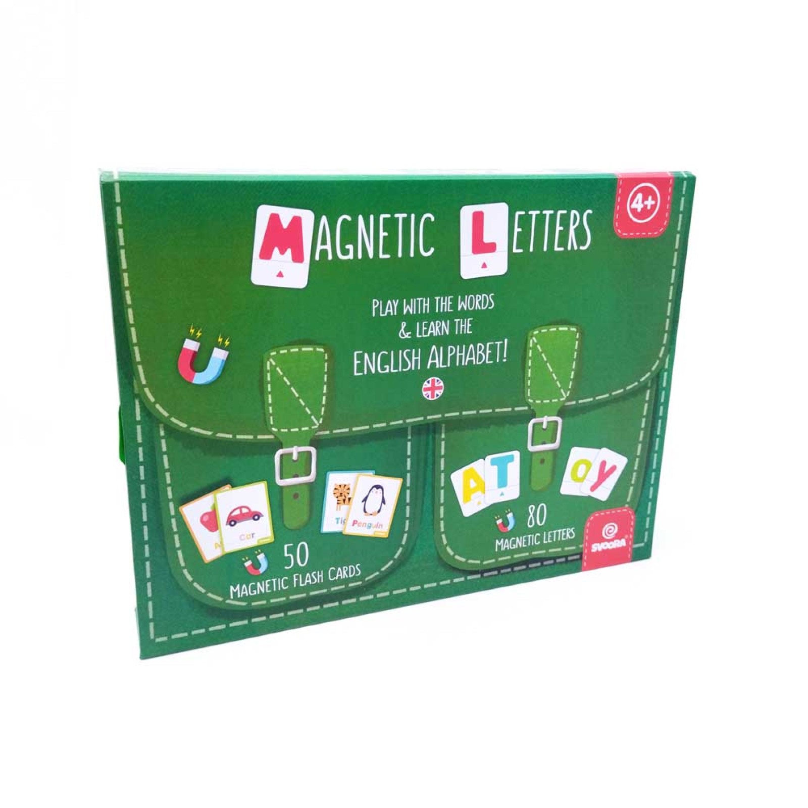 SVOORA MAGNET BOOK English Magnetic Set “Play with the Words & learn the Letters” - Image 2