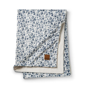 ELODIE Pearl Velvet Blanket - Garden Leo Toile