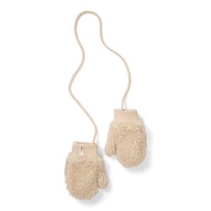 LITTLE DUTCH TEDDY GLOVES SAND SIZE 1 0-12M