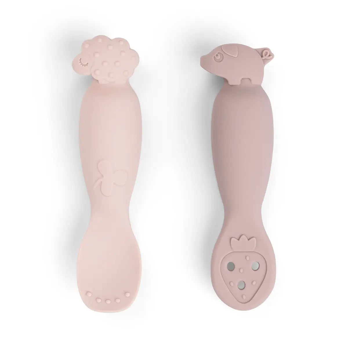 DONE BY DEER Learning spoon set - Tiny farm - Powder