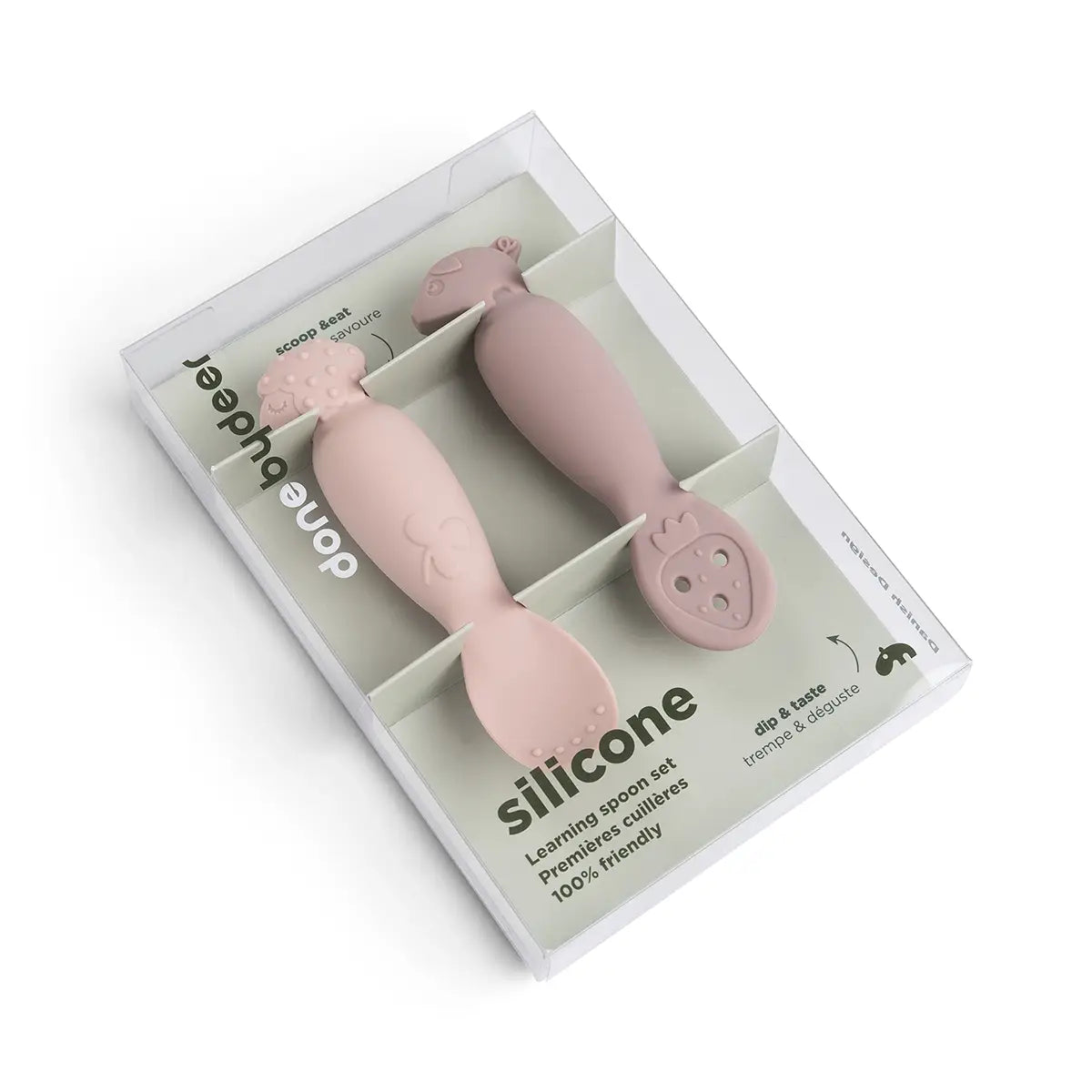 DONE BY DEER Learning spoon set - Tiny farm - Powder - Image 6
