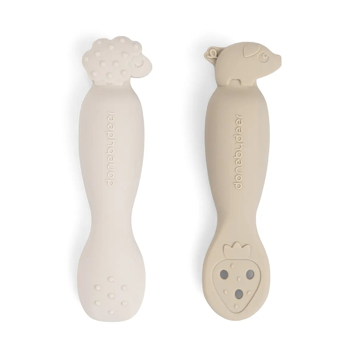 DONE BY DEER Learning spoon set - Tiny farm - Sand - Image 6