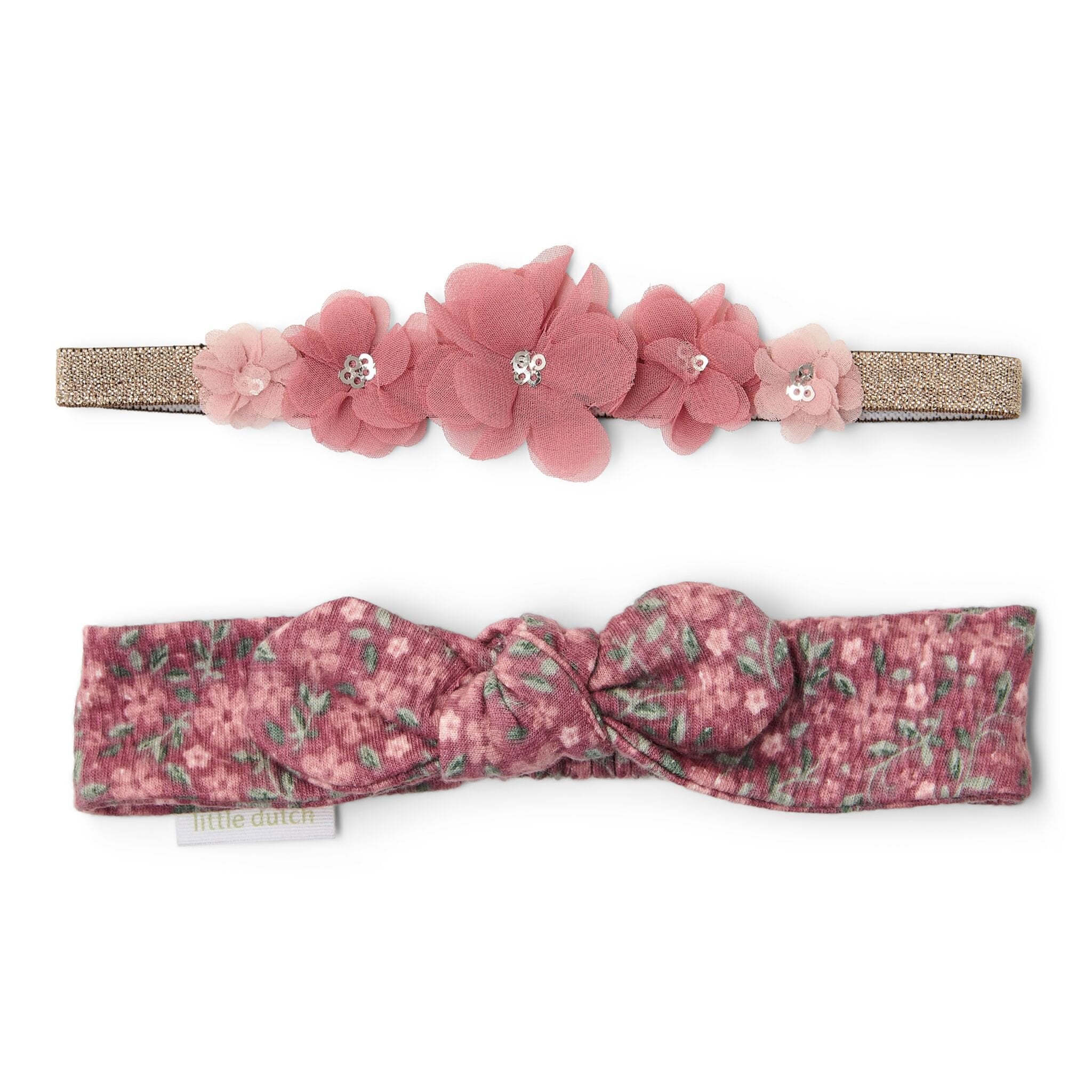 LITTLE DUTCH 2-pack headbands - Multicolored - Fairy Garden Νο 1 (74/86cm)