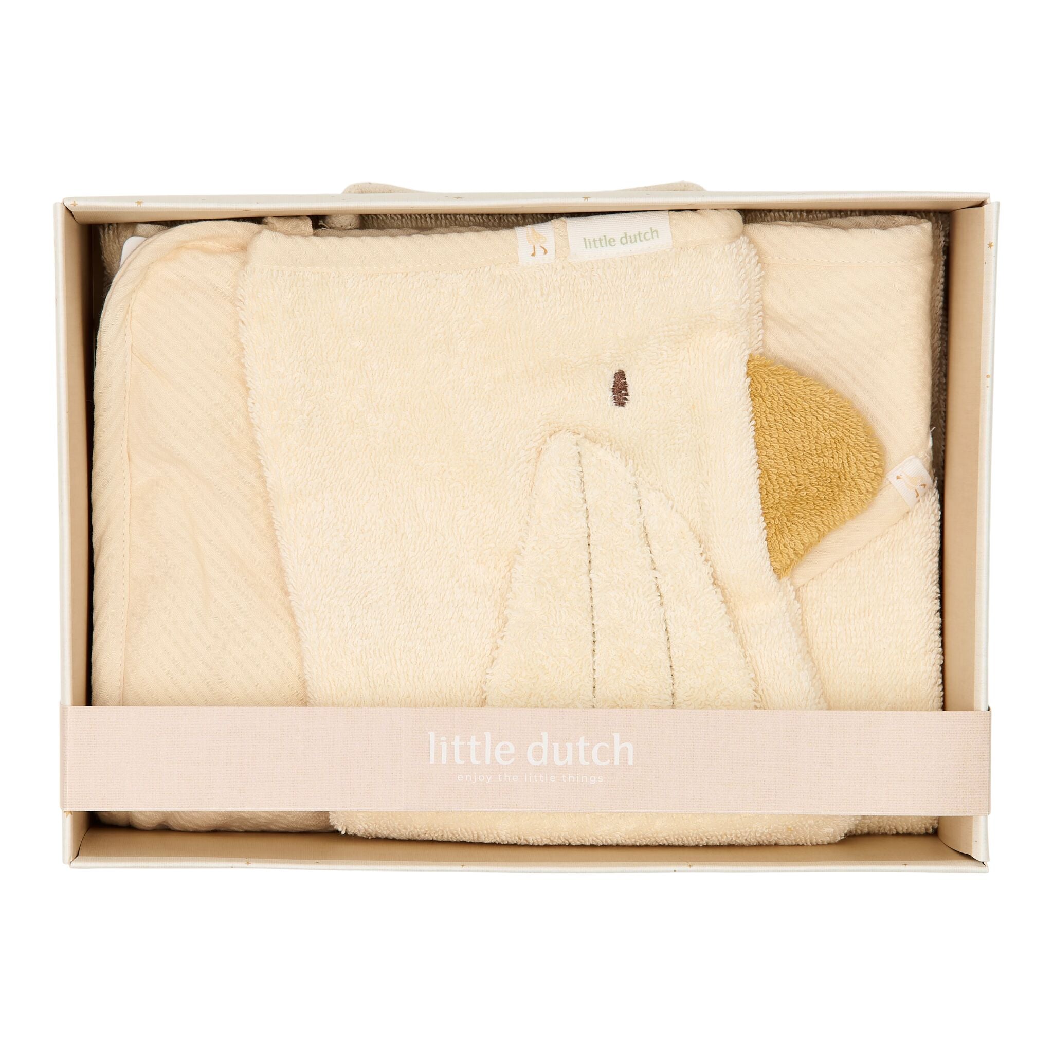 LITTLE DUTCH Gift Box - White - Newborn Naturals - Little Goose - Image 7