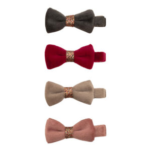 MIMI & LULA CHRISTMAS VELVET BOW CLIPS