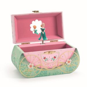 Djeco music box-jewelry box 'Princess Carriage'