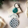Pendant Charm Mobile Round | Silver Mirror Plexiglass