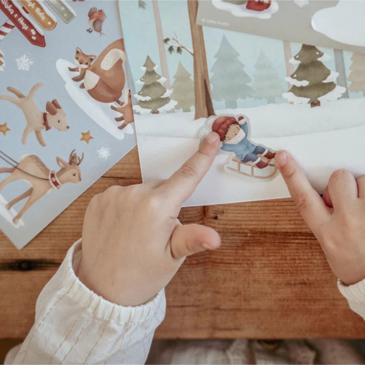 LITTLE DUTCH. Set of Christmas stickers - Image 2