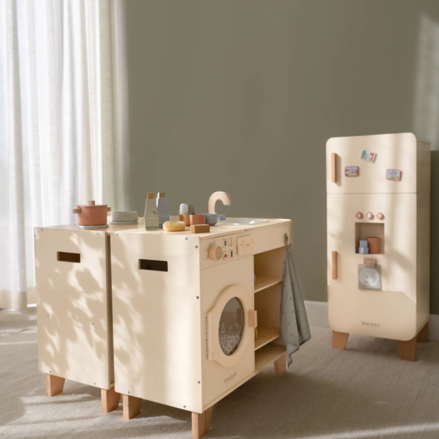LITTLE DUTCH. Wooden washing machine FSC Limited Edition - Image 5