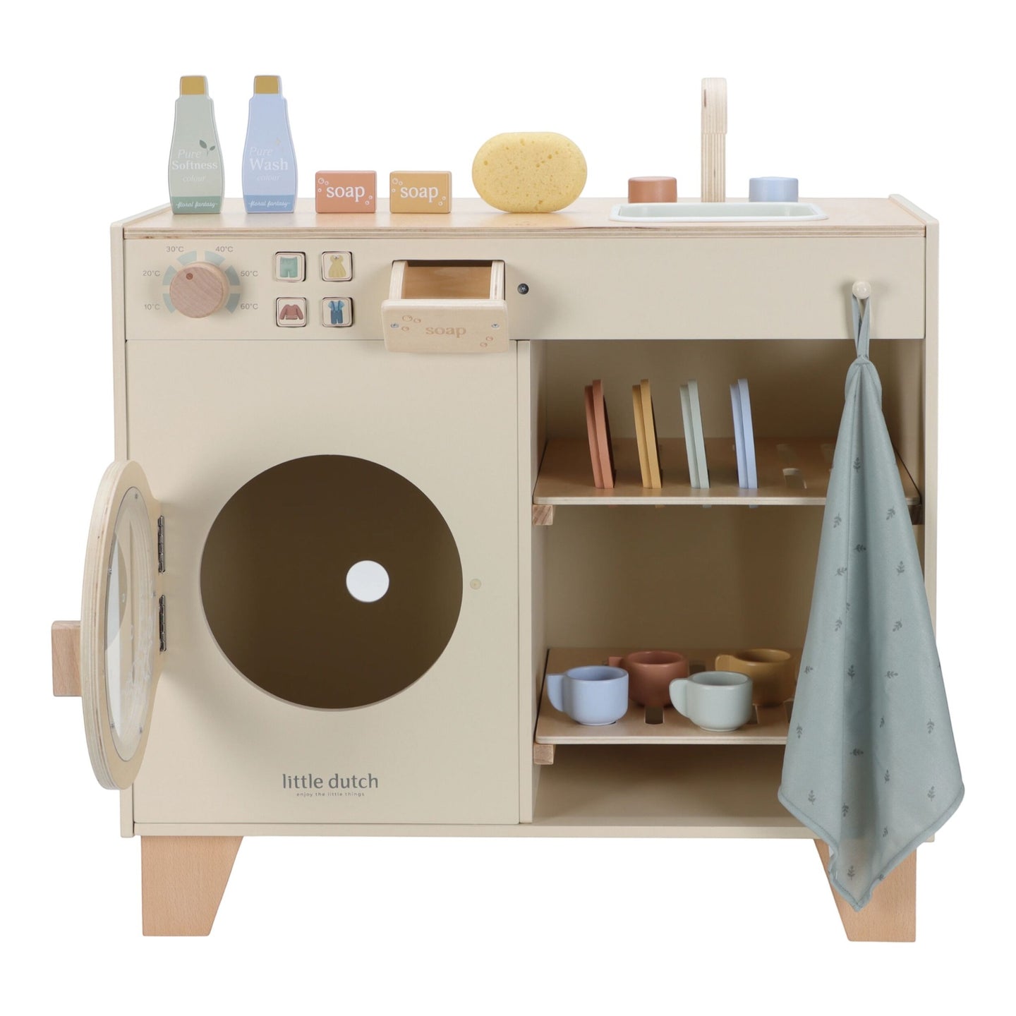 LITTLE DUTCH. Wooden washing machine FSC Limited Edition - Image 9