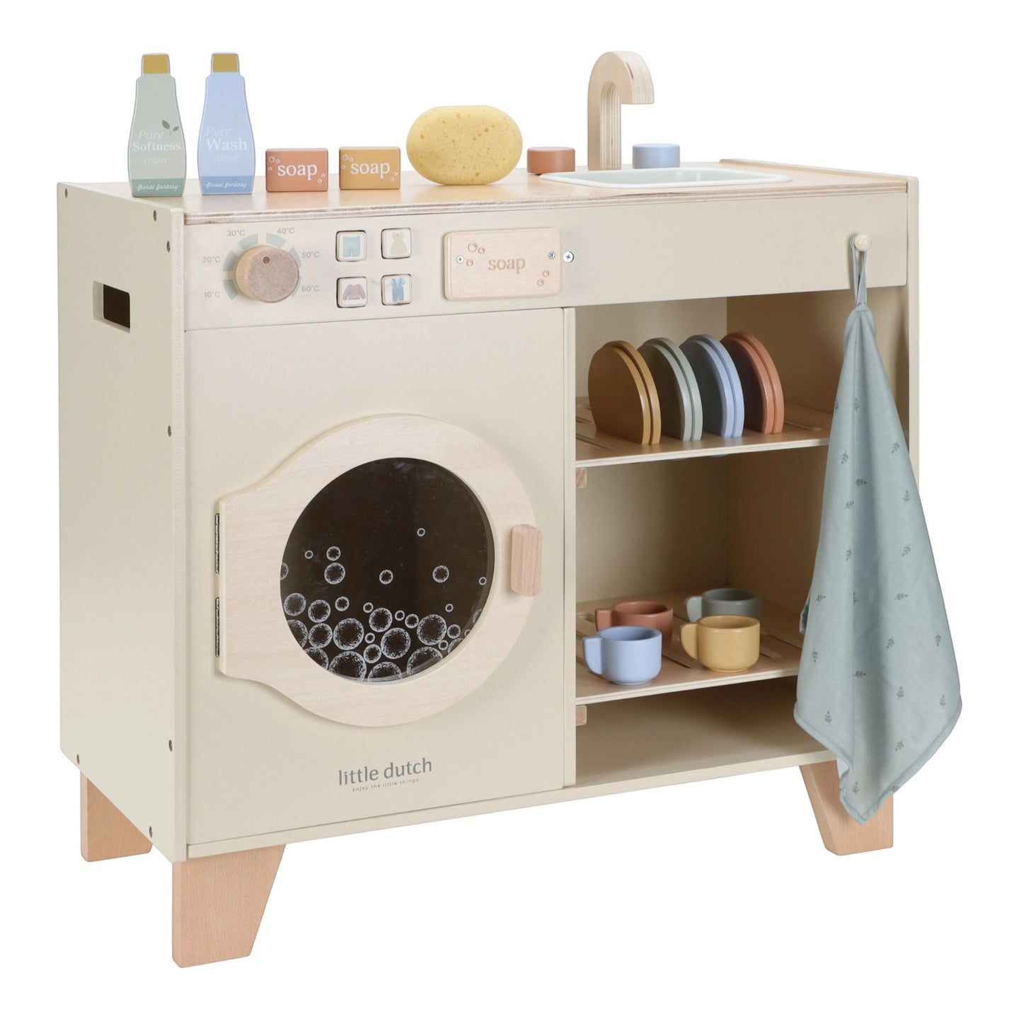 LITTLE DUTCH. Wooden washing machine FSC Limited Edition - Image 10