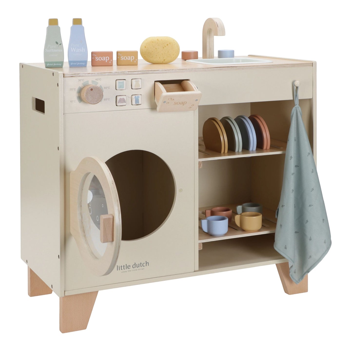 LITTLE DUTCH. Wooden washing machine FSC Limited Edition - Image 11