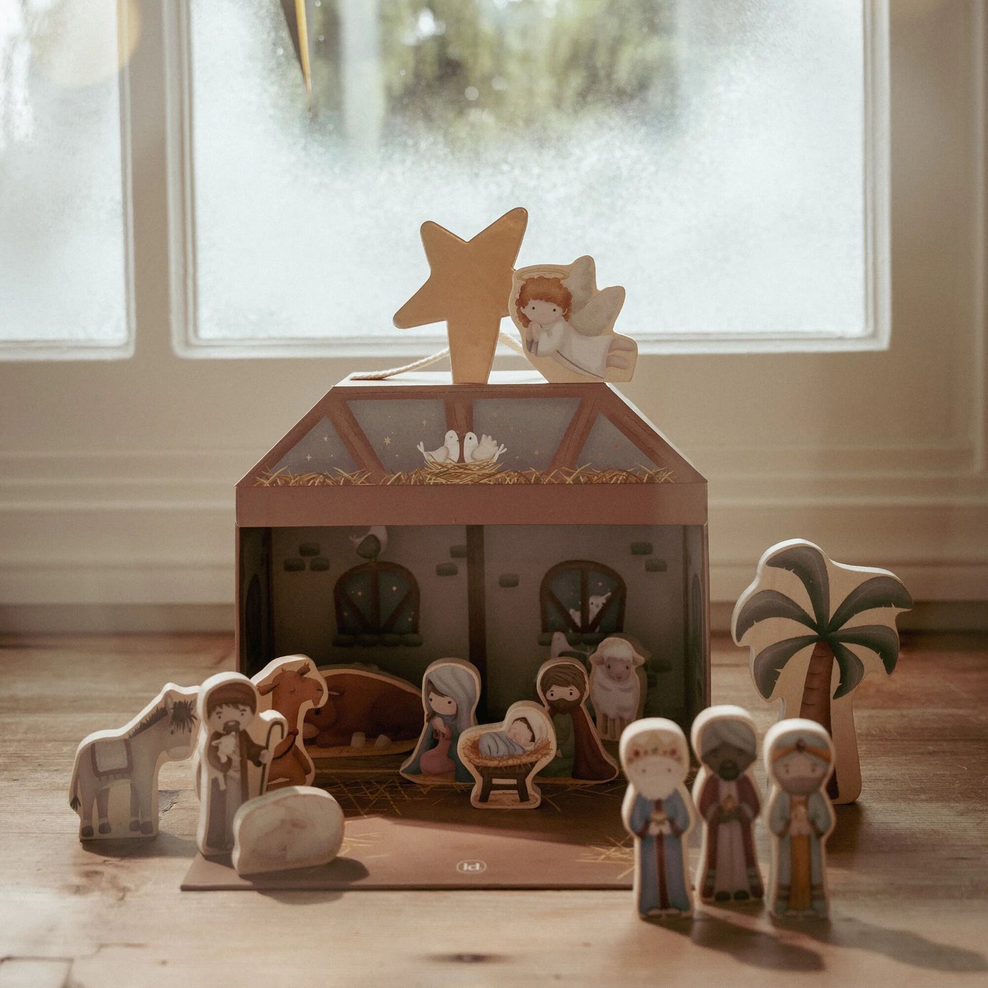 LITTLE DUTCH. Nativity scene set with FSC figures - Image 2