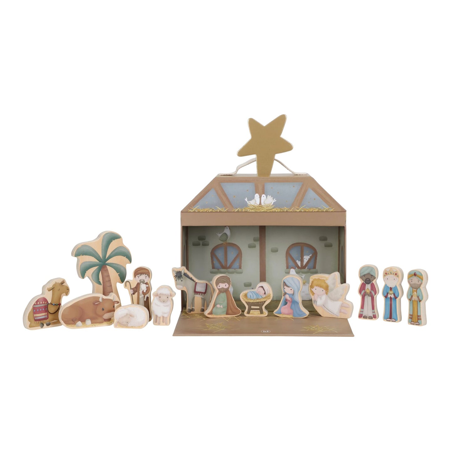 LITTLE DUTCH. Nativity scene set with FSC figures - Image 5