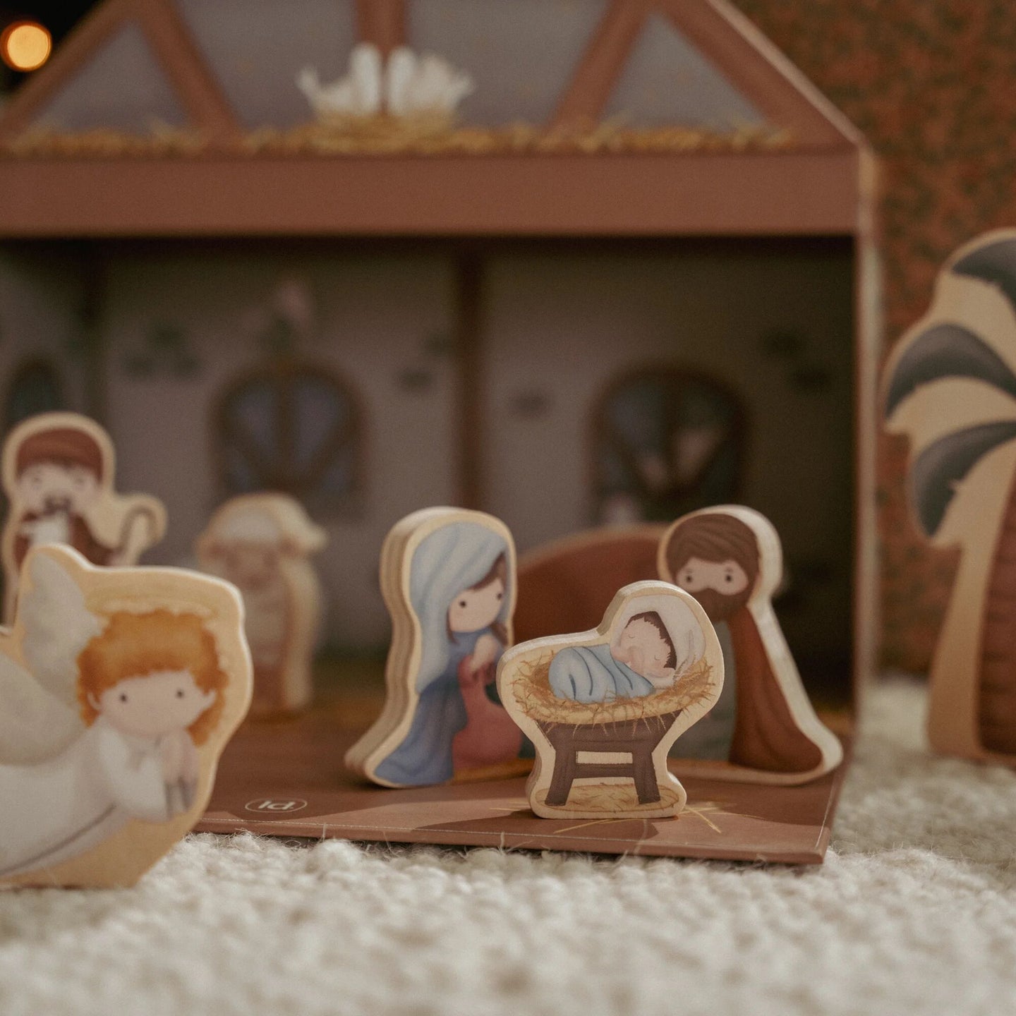 LITTLE DUTCH. Nativity scene set with FSC figures - Image 12