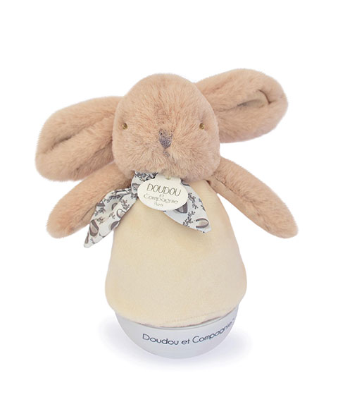 DΟUDΟU ET COMPAGNIE Brown Tumbler Musical Baby Night Light - 16 cm