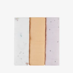 KIKKABOO MUSLIN SWADDLE SET 3PCS 75*75CM HEDGE-HUGS