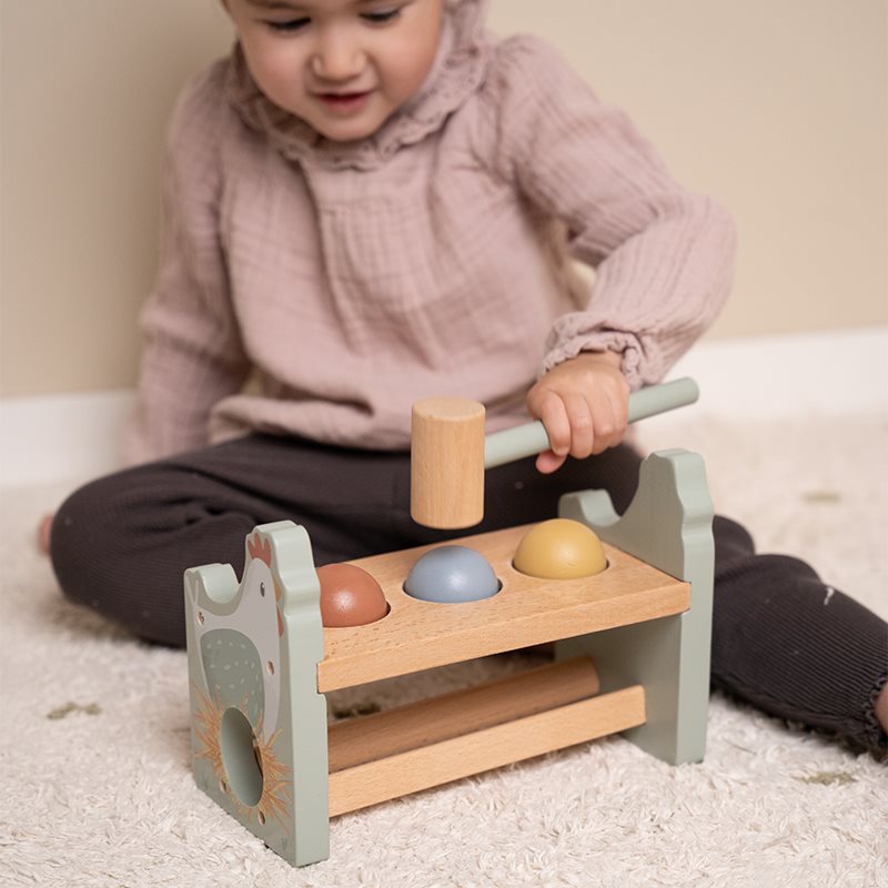 LITTLE DUTCH Pounding Bench Little Farm - Image 2