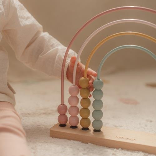 LITTLE DUTCH Rainbow abacus - Pink - Fairy Garden - Image 2