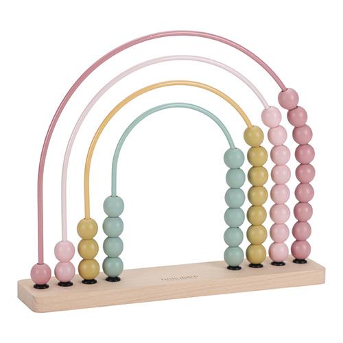 LITTLE DUTCH Rainbow abacus - Pink - Fairy Garden - Image 6