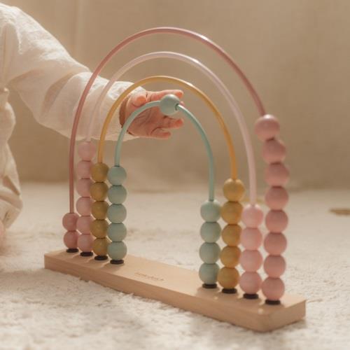 LITTLE DUTCH Rainbow abacus - Pink - Fairy Garden - Image 5