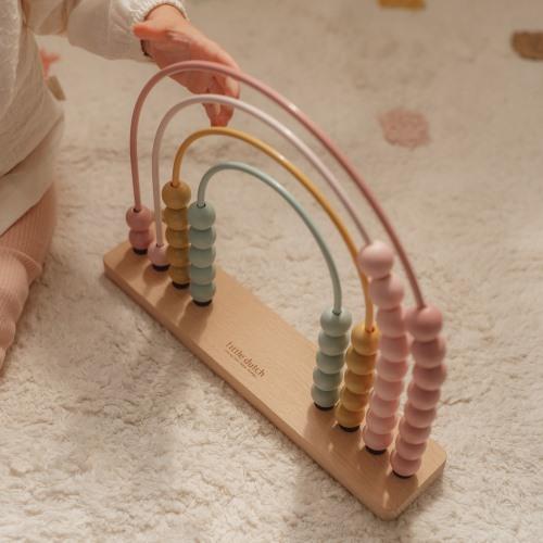 LITTLE DUTCH Rainbow abacus - Pink - Fairy Garden - Image 3