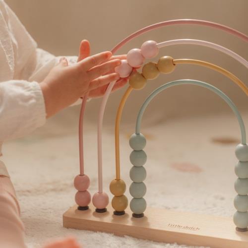 LITTLE DUTCH Rainbow abacus - Pink - Fairy Garden - Image 4
