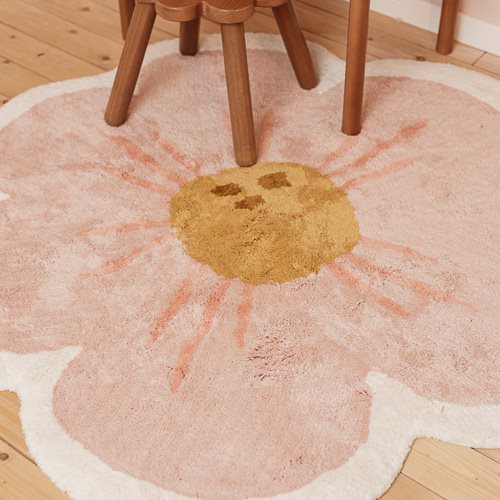 LITTLE DUTCH Flower rug - Pink - Fairy Garden - Image 4
