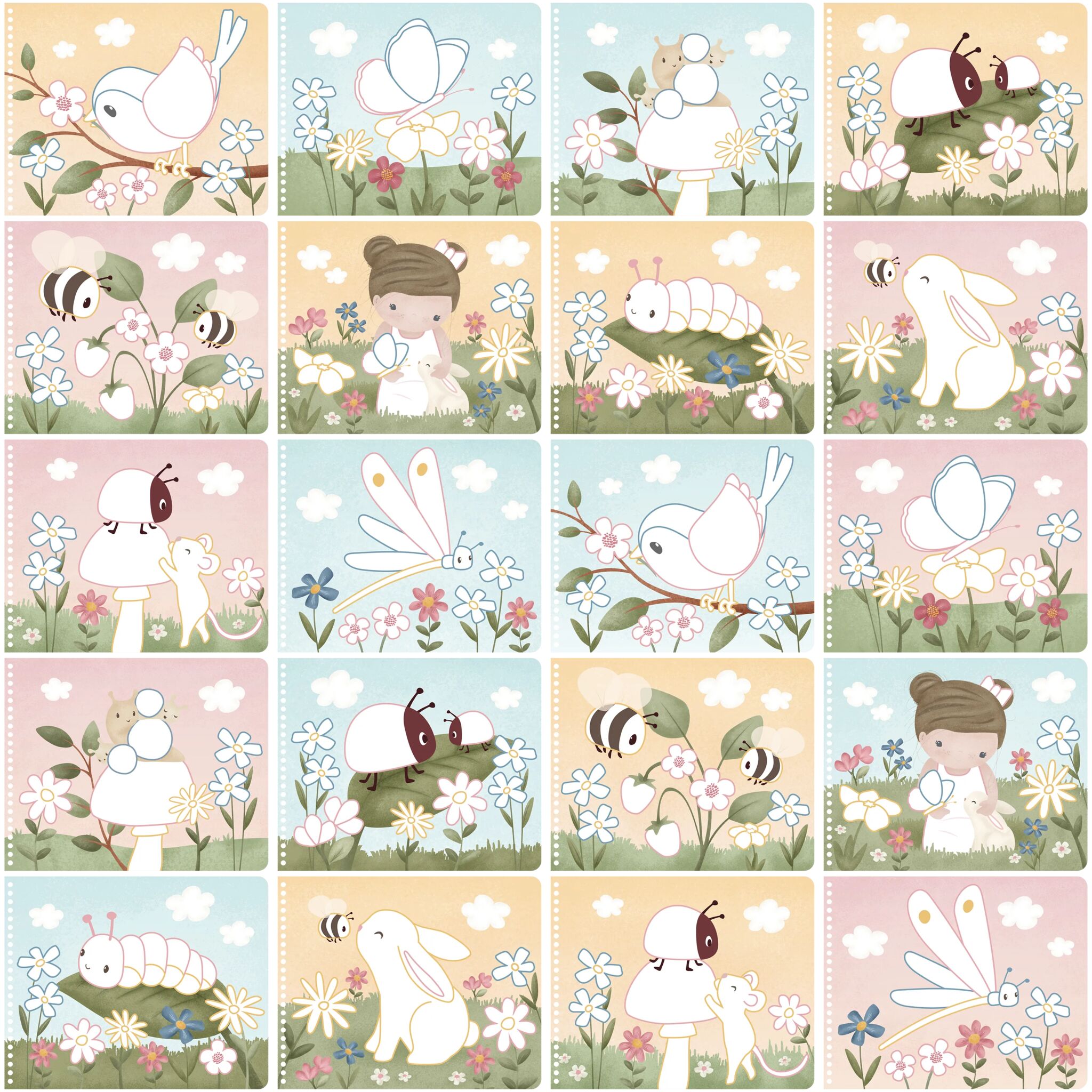LITTLE DUTCH. COLORING BOOK Rosa - Image 3