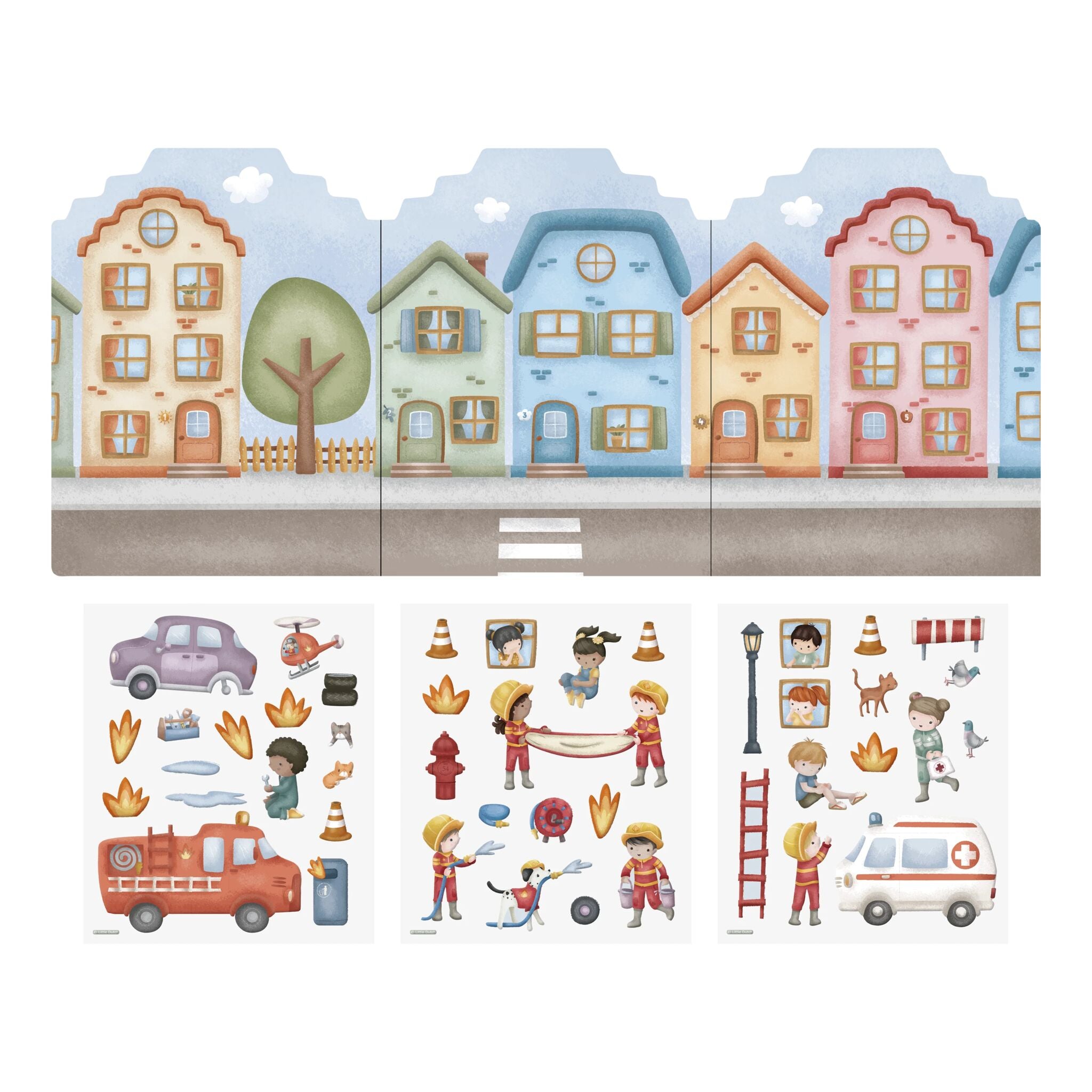 LITTLE DUTCH. Reusable Stickers Jim - Image 3