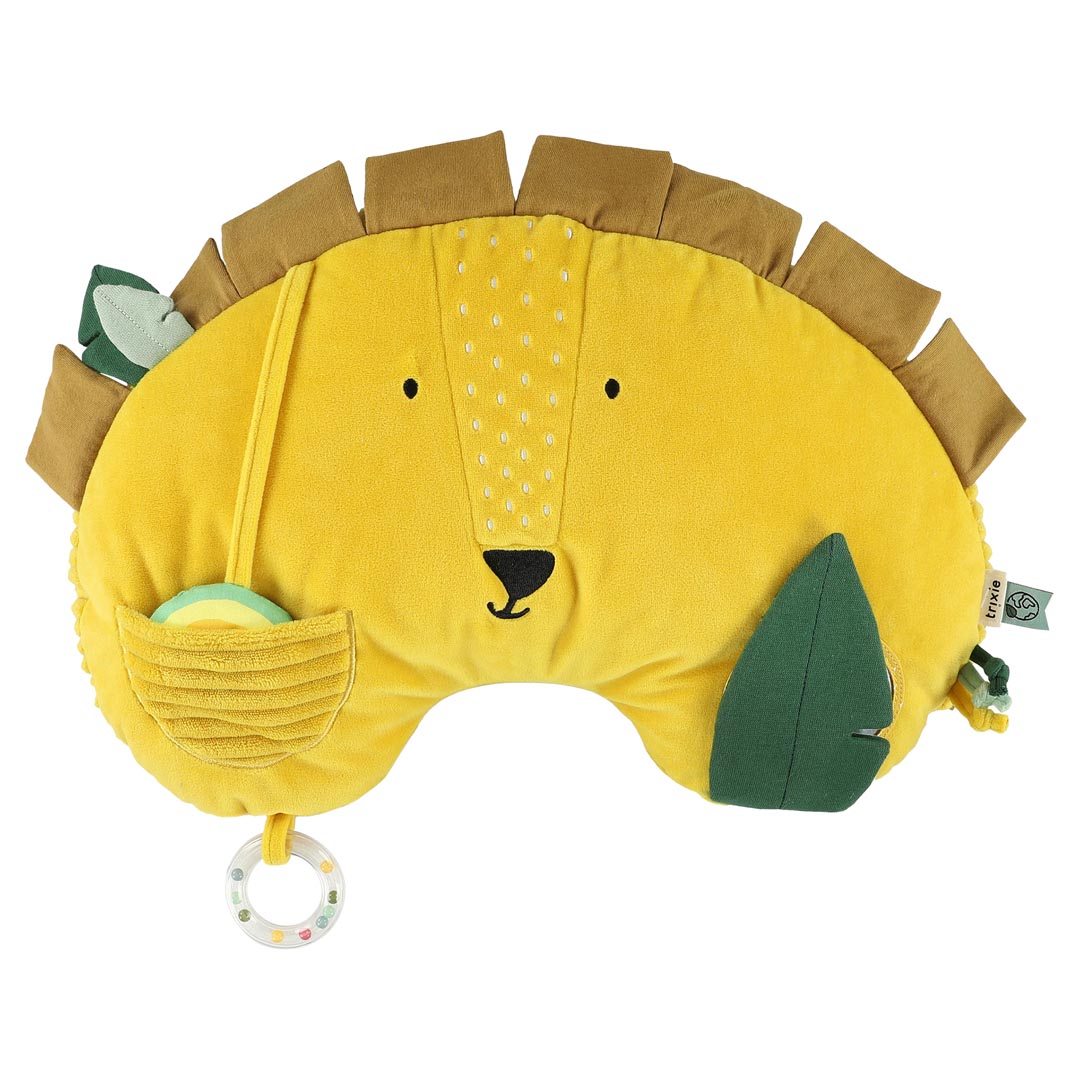 TRIXIE TUMMY TIME PILLOW MR LION