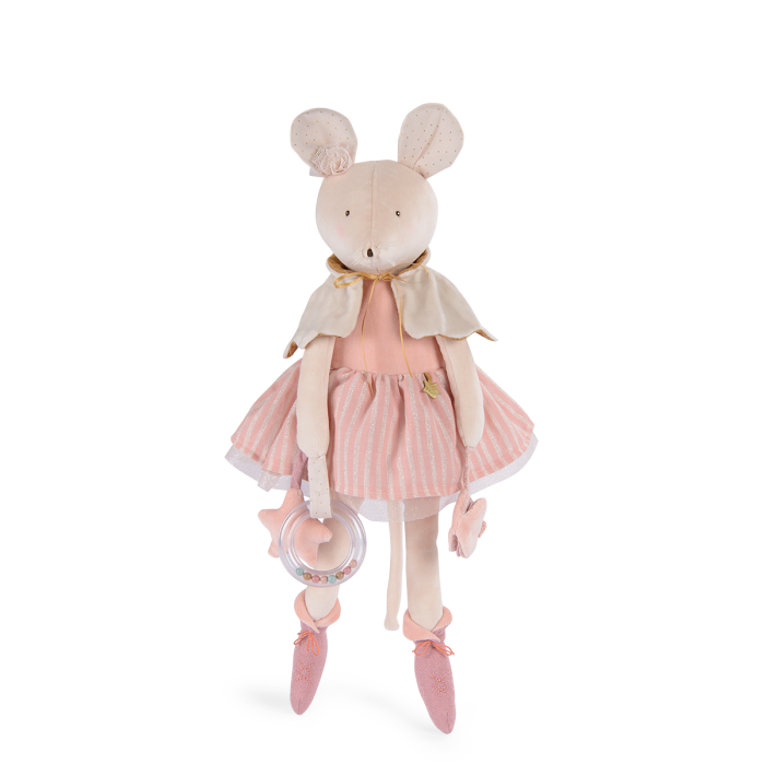 MOULIN ROTY ACTIVITY MOUSE LARGE PLUSH TOY