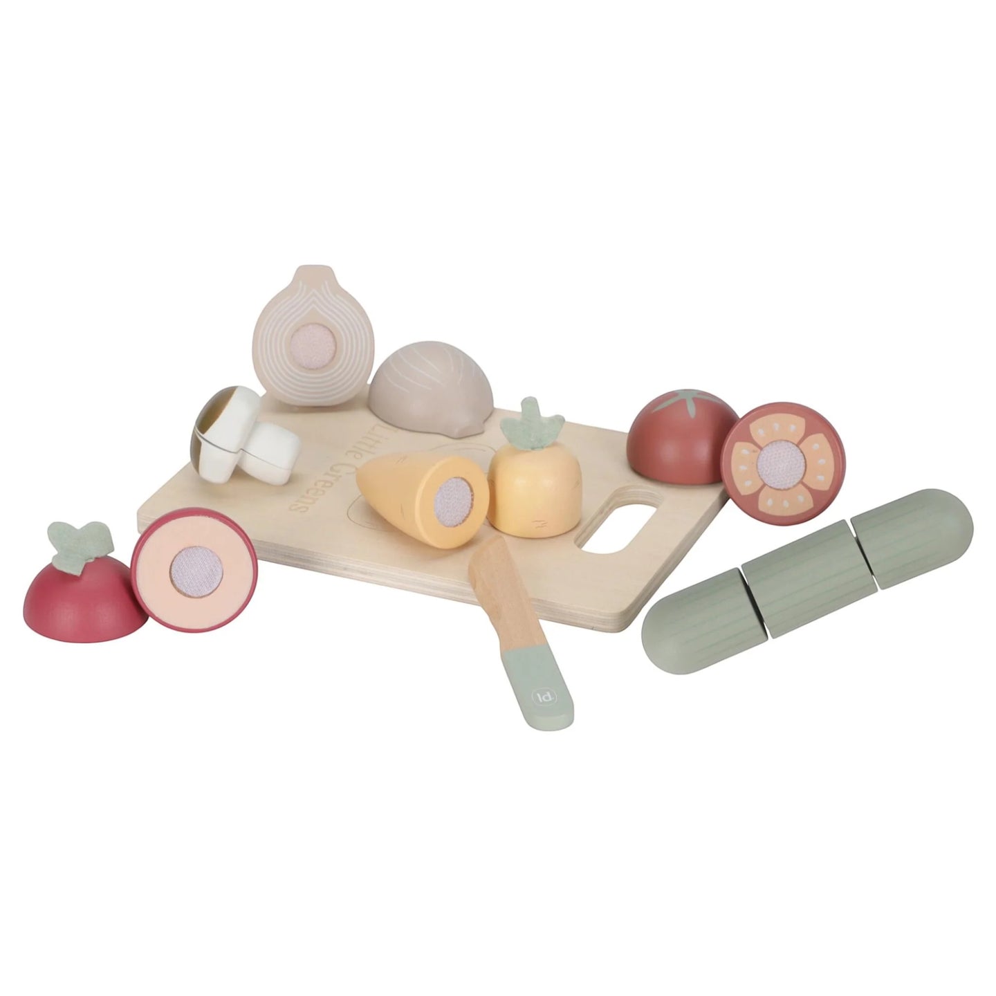 LITTLE DUTCH. Wooden cutting board with vegetables - Image 4