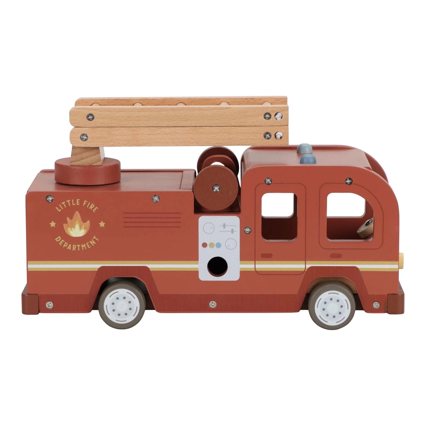 LITTLE DUTCH. Wooden fire truck with FSC accessories - Image 5