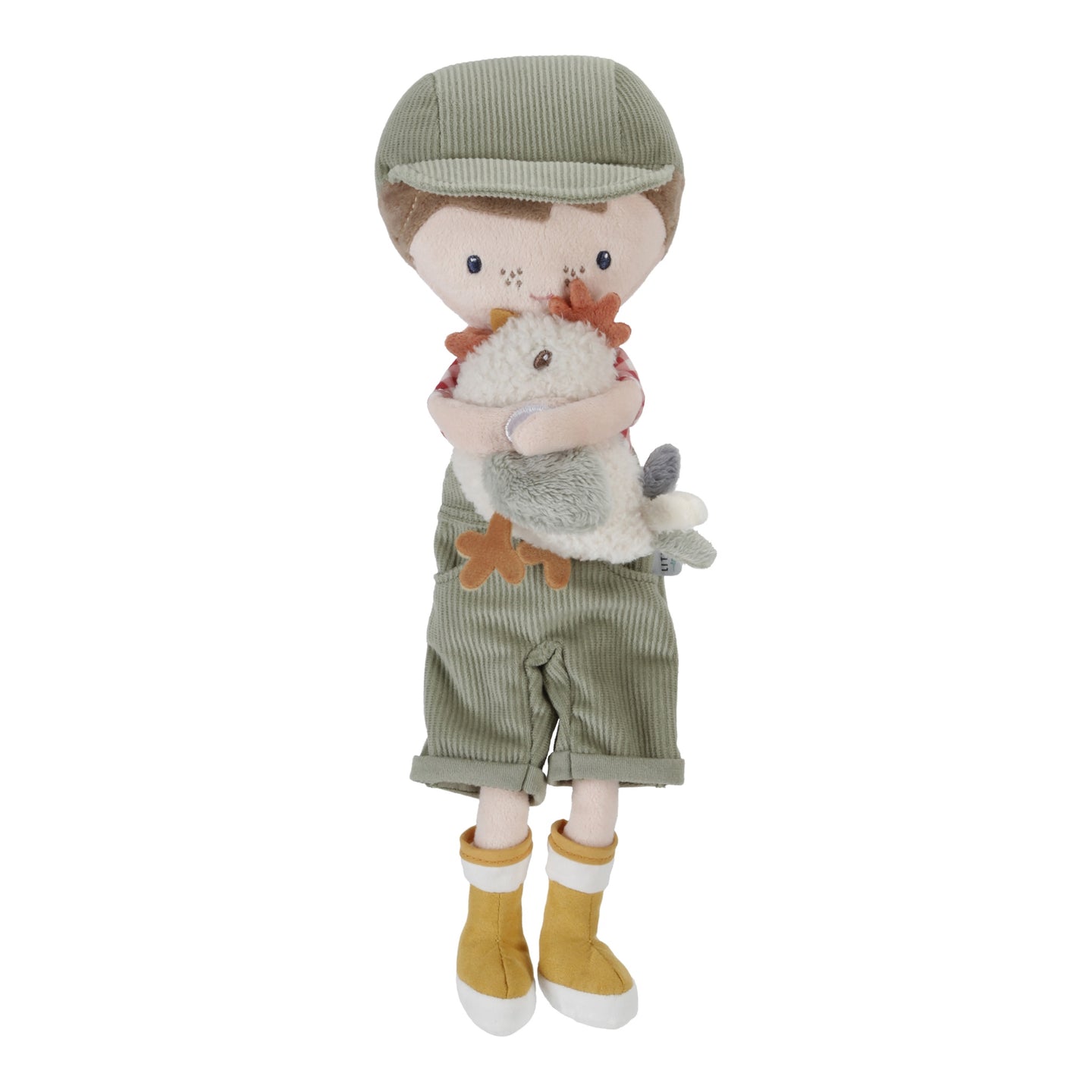 LITTLE DUTCH. Farmer doll with Jim chicken (35 cm.)