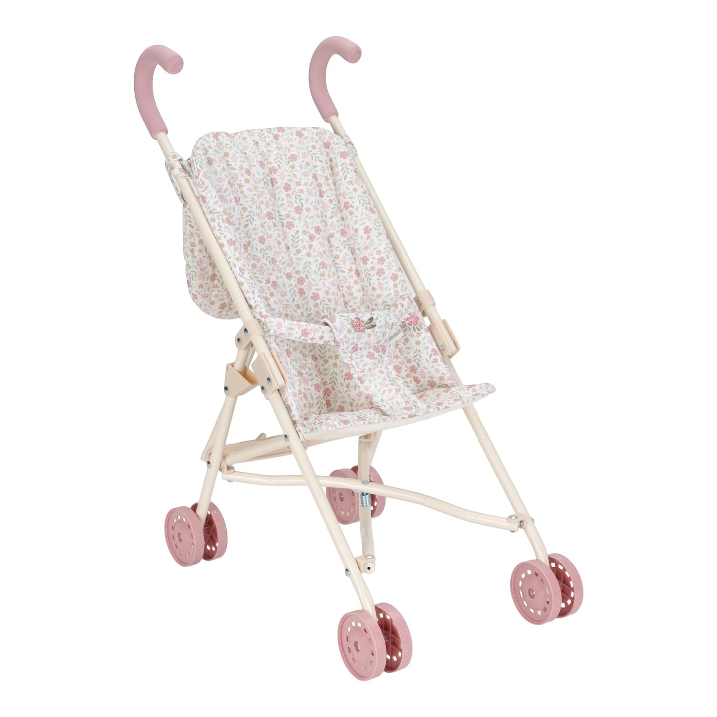LITTLE DUTCH. Metal doll stroller - white