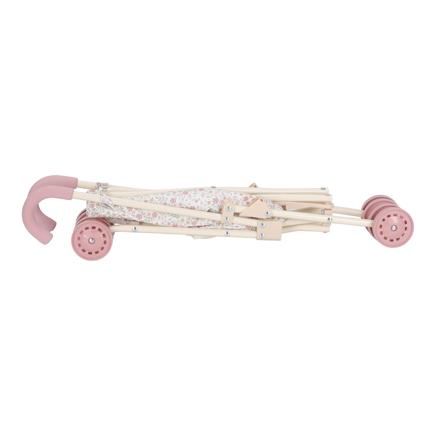 LITTLE DUTCH. Metal doll stroller - white - Image 8