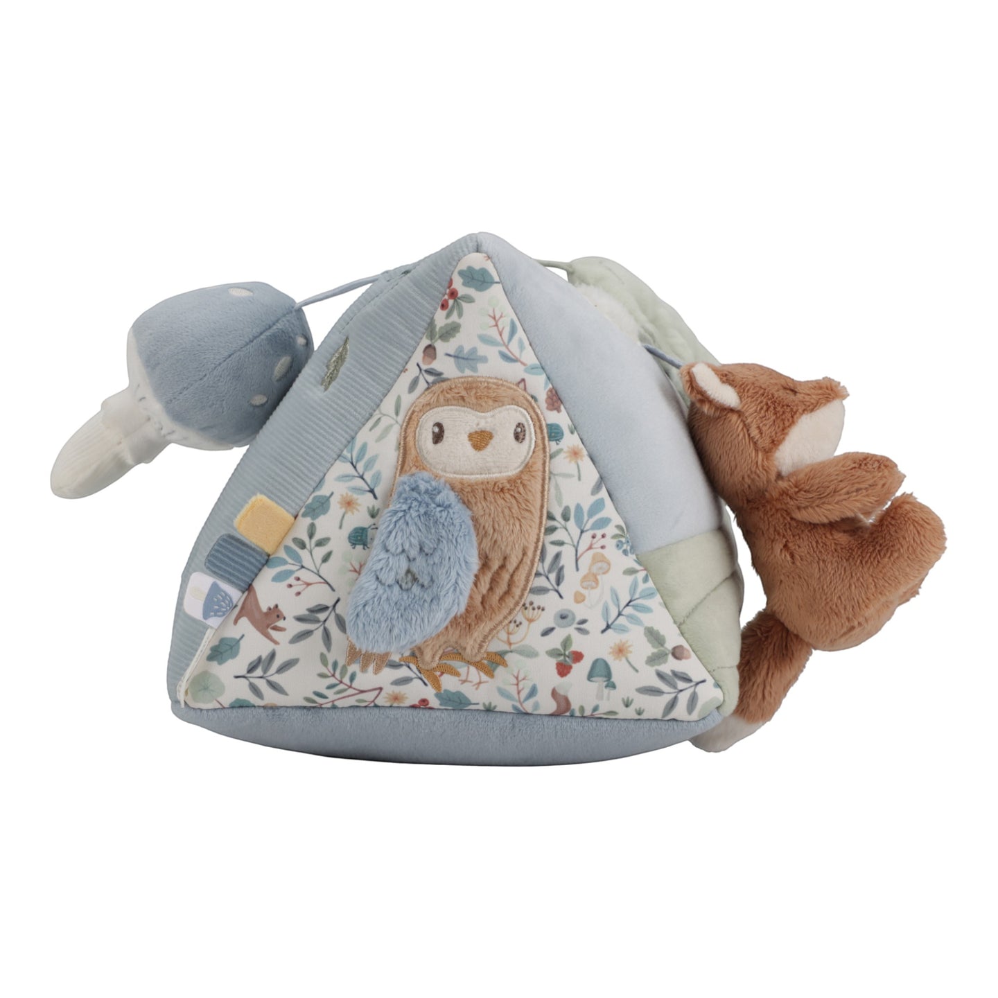 LITTLE DUTCH. Forest Friends GRS fabric activity triangle - Image 9